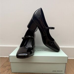 SOLD Jenn Ardor Black Mary Jane Heels